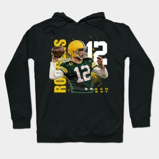Aaron Rodgers No.12 Green Bay Football Fan Jersey - BlazeCanvas #196 Hoodie
